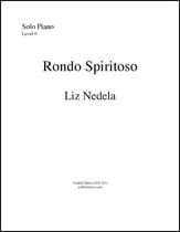 Rondo Spiritoso piano sheet music cover